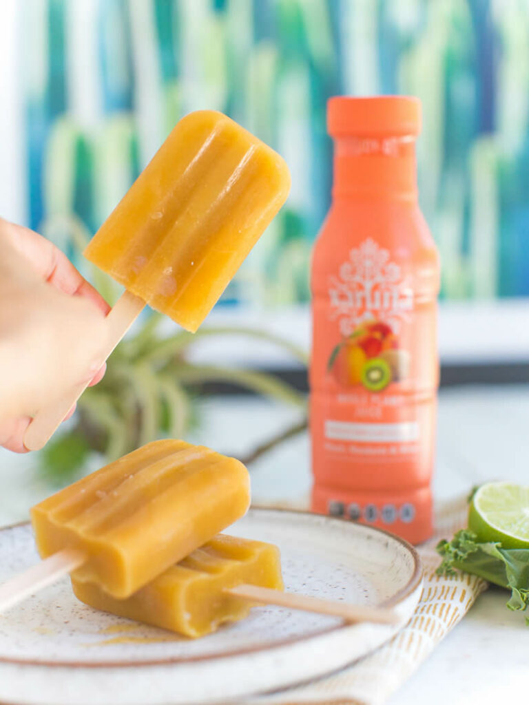 JUICE POPSICLES, MADE WITH KARUNA’S JOYD Karviva